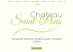 Page formulaire Château Saint-Pons pour collecter des leads et alimenter base de données